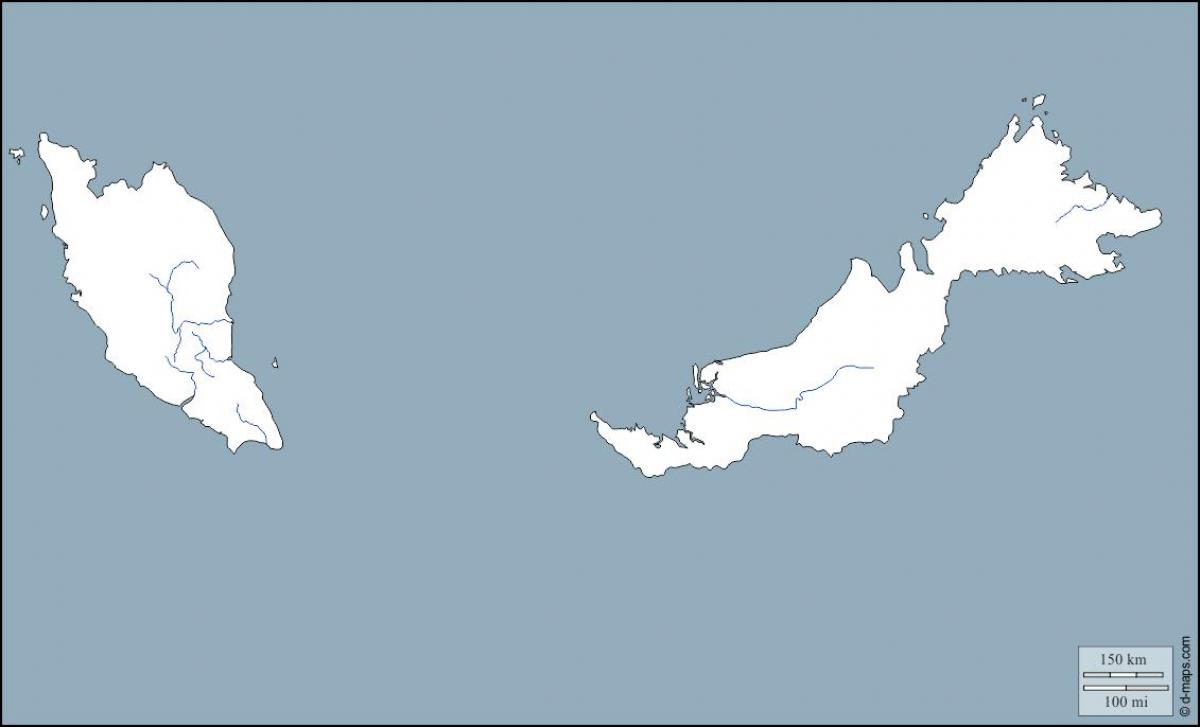Peta Malaysia Kosong Png Pencinta Geografi Peta Kosong Semenanjung