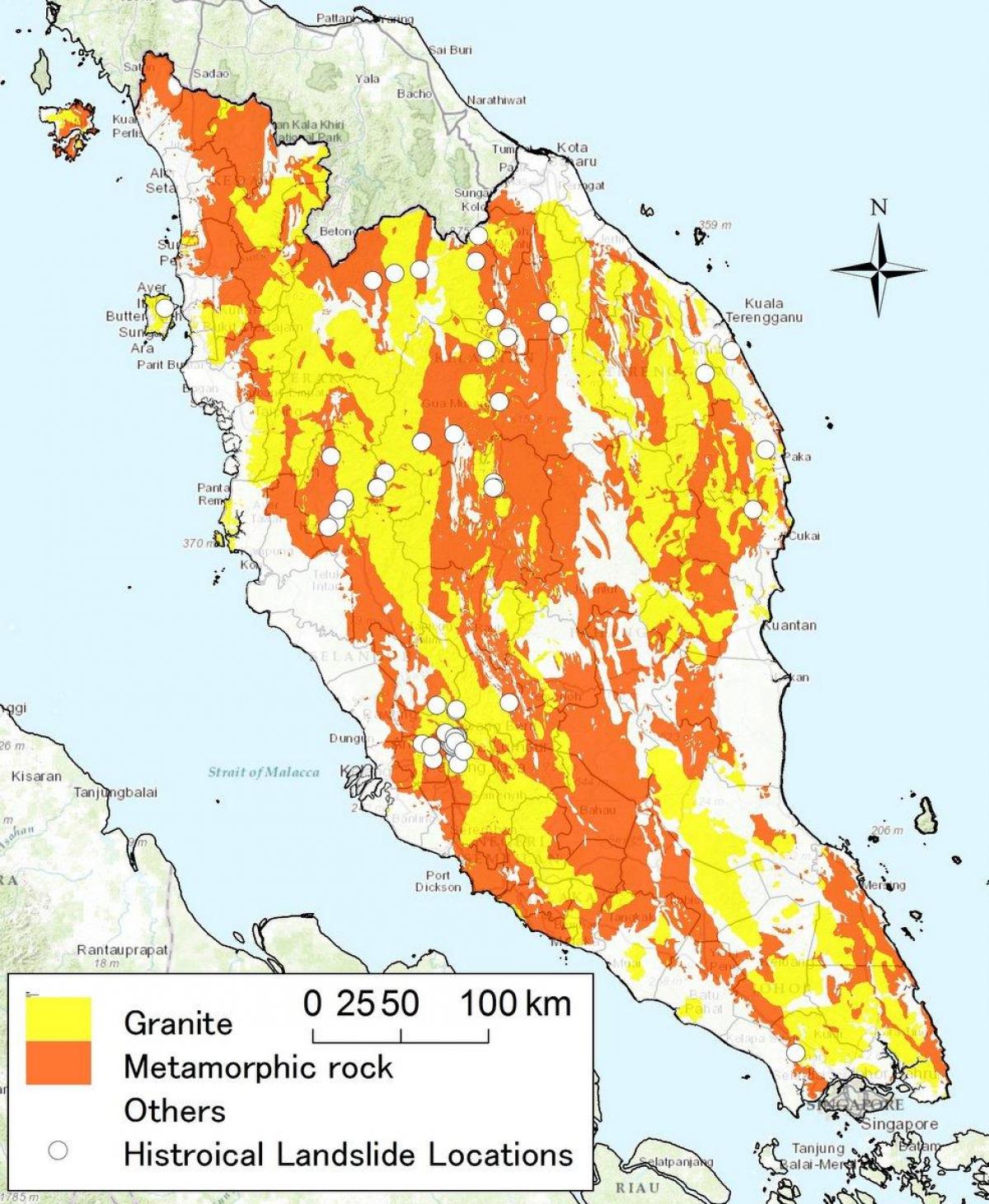 geologi peta malaysia