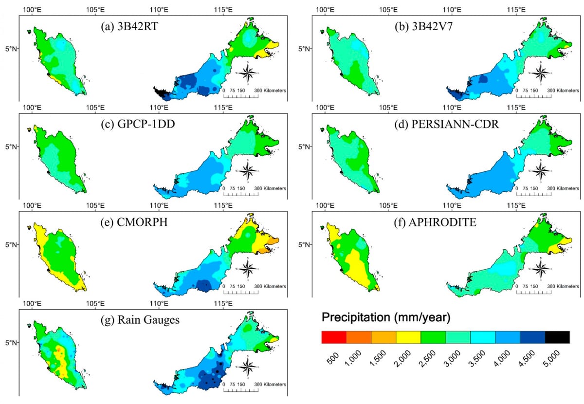malaysia hutan hujan peta