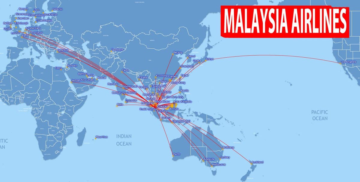 peta laluan malaysia