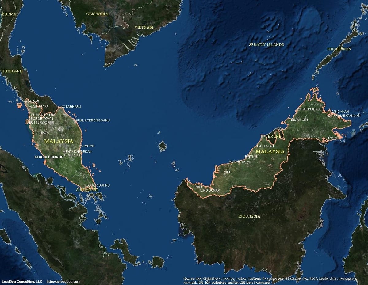 peta - peta hidup malaysia