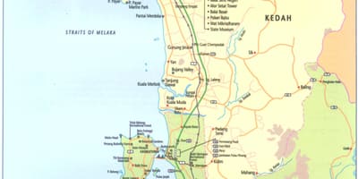 Malaysia kedah peta