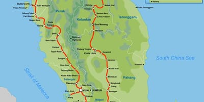 Stesen Ktm peta malaysia