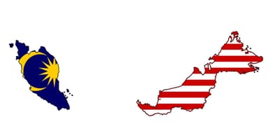 Peta malaysia bendera