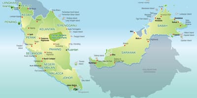Peta gunung malaysia