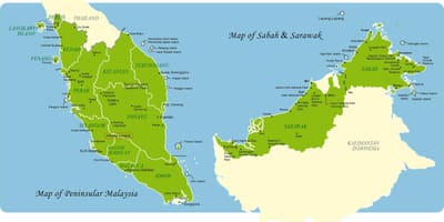 Malaysia penuh dengan peta