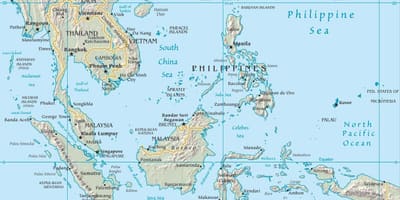 Peta malaysia dan negara-negara sekitarnya