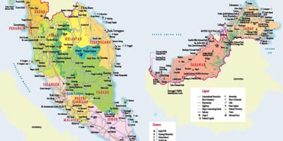 Malaysia tarikan peta