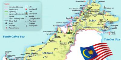 Peta timur malaysia