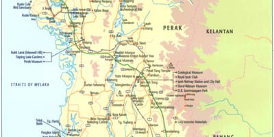 Peta negeri perak malaysia
